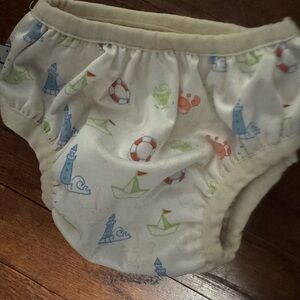 Babykicks Nautical Print Swim Diaper (size large)